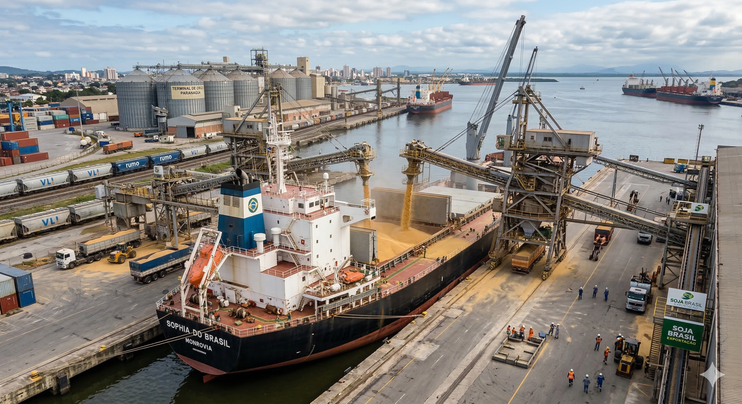 Mato Grosso bate recorde de exportação de soja em fevereiro