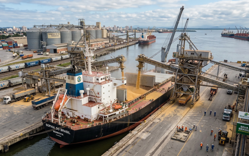 Mato Grosso bate recorde de exportação de soja em fevereiro