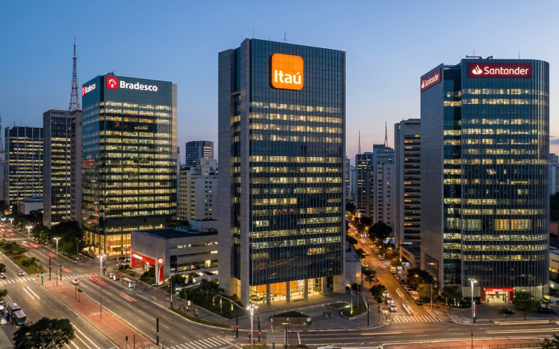 Lucro dos três grandes bancos privados cresce 16% em 2025