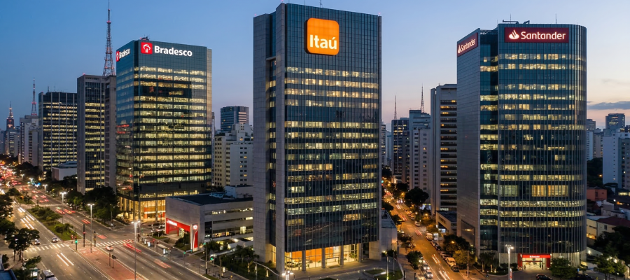 Lucro dos três grandes bancos privados cresce 16% em 2025